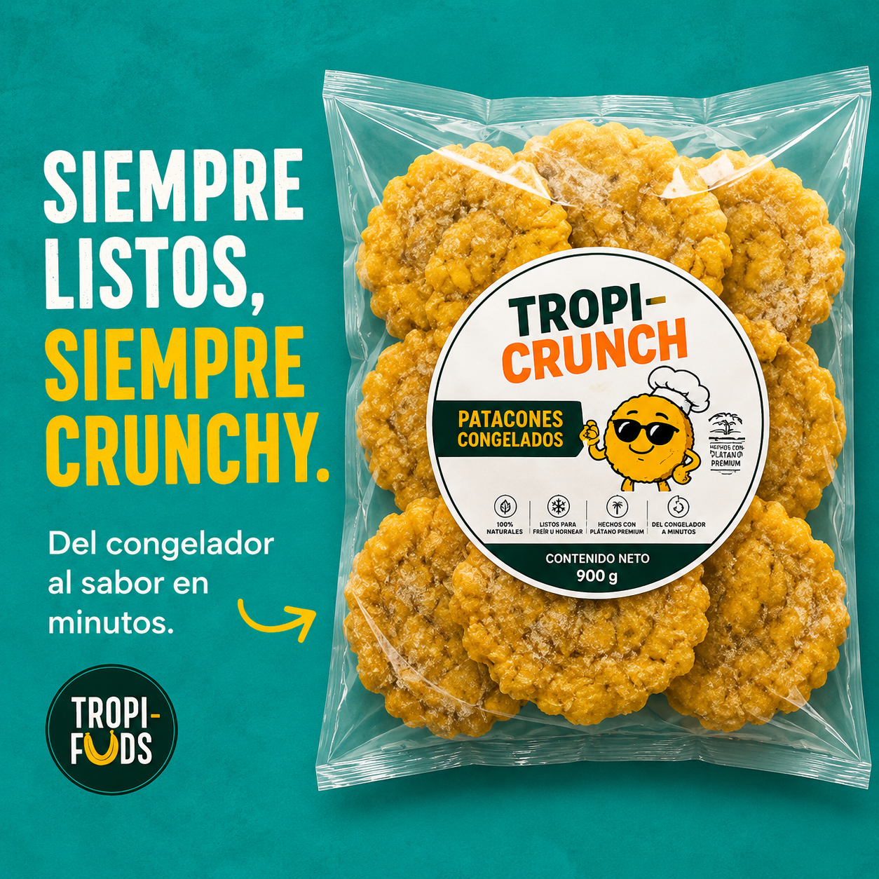 Bolsa TropiCrunch — siempre listos, siempre crunchy
