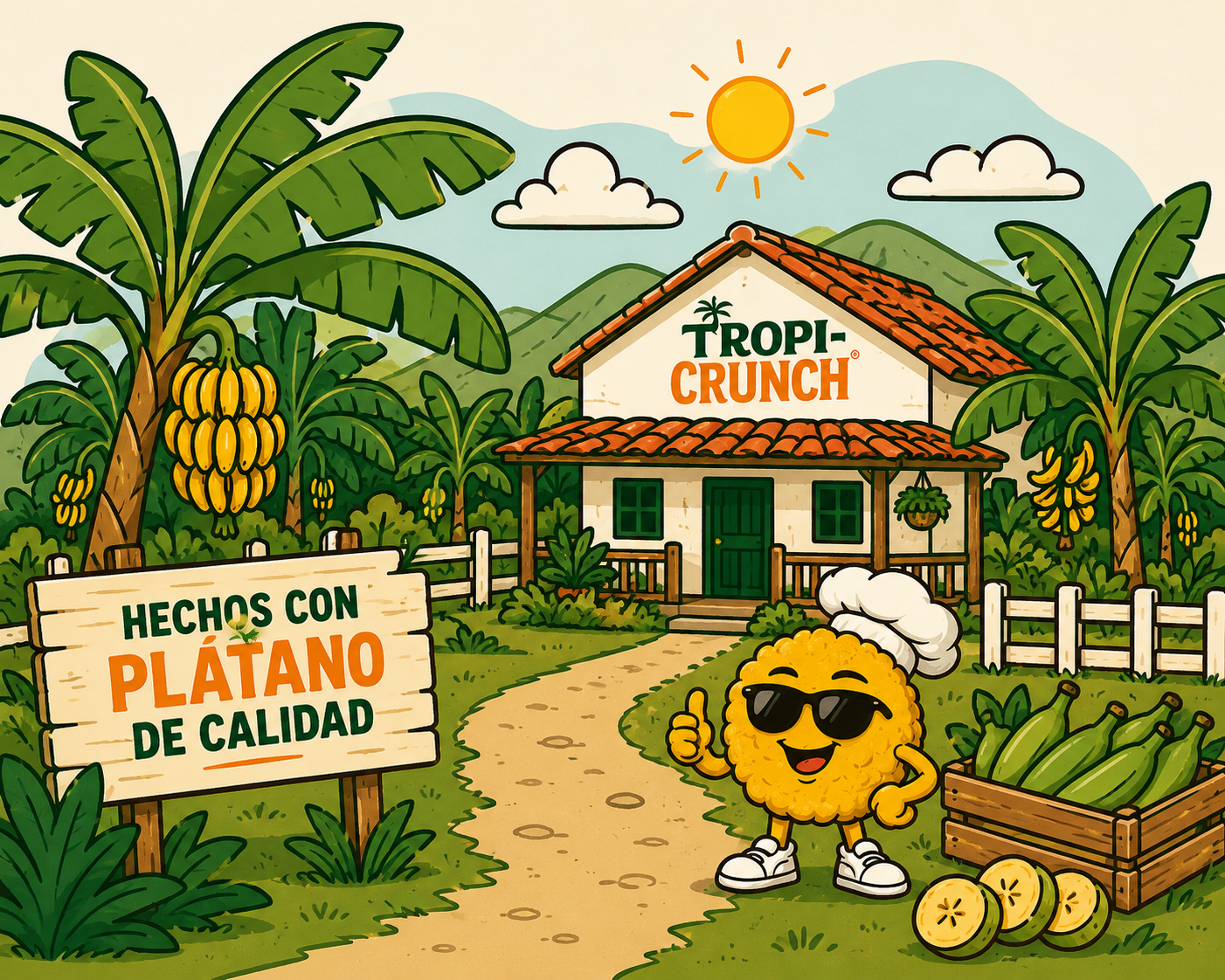 Nuestra finca tropical ilustrada
